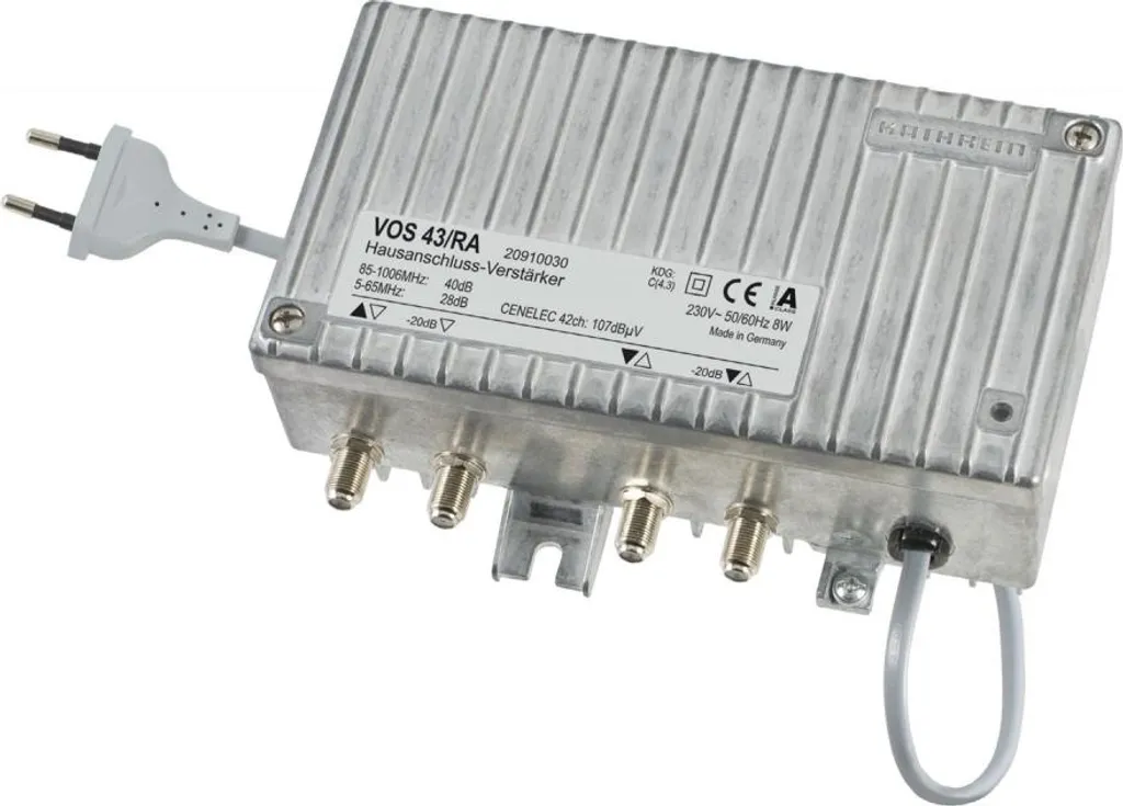 Amplificateur maison pour TV et Internet stable Kathrein VOS 43/RA