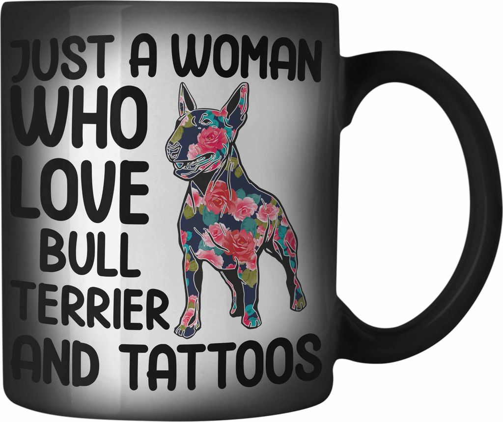 Trendation - Bullterrier Besitzerin Geschenk Farbwechsel Produktbild 