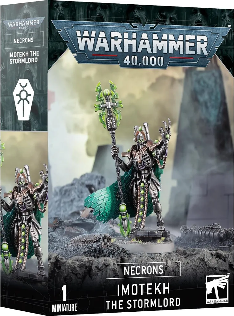 Imotekh le Seigneur des Tempêtes Necron avec Bâton du Destructeur 40k