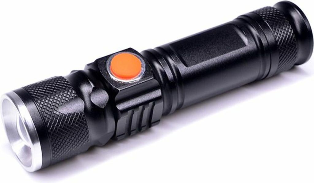 Solight LED-Taschenlampe, wiederaufladbar, 3W, 200lm, USB, Li-ion