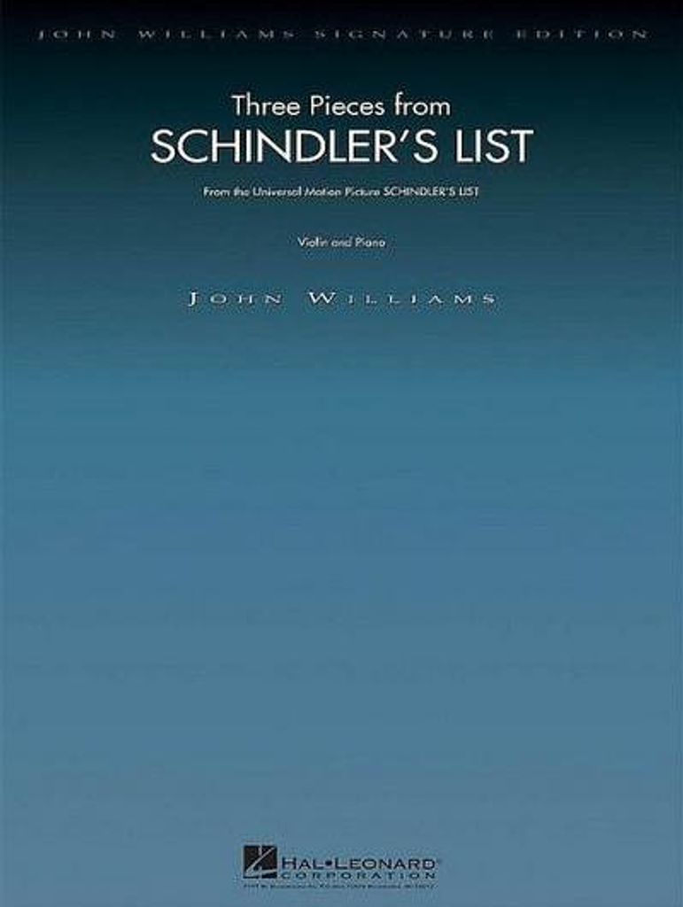 Three Pieces from Schindler's List Violin and Piano