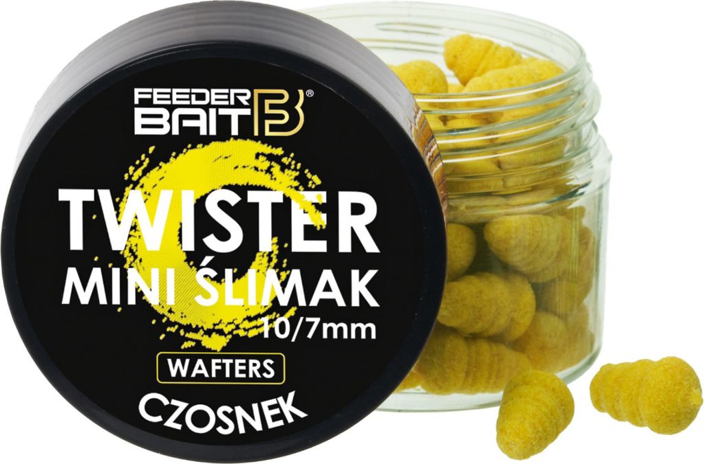 Wafters Feeder Bait Twister Mini Schnecke 10/7mm - Banane/Tintenfisch