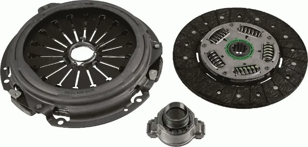 Kit d'embrayage renforcé SACHS 3400 700 653 à Haute Résistance Thermique