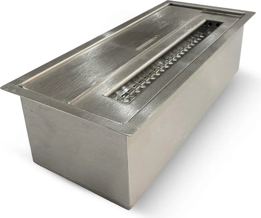 Brûleur de Cheminée au Bioéthanol 1,5L Insert Inox pour Intérieur - 2