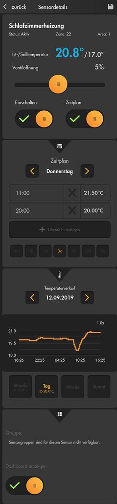 Lupus Electronics 12130 Lupus Heizkörperthermostat V2 XT Alarmanlagen
