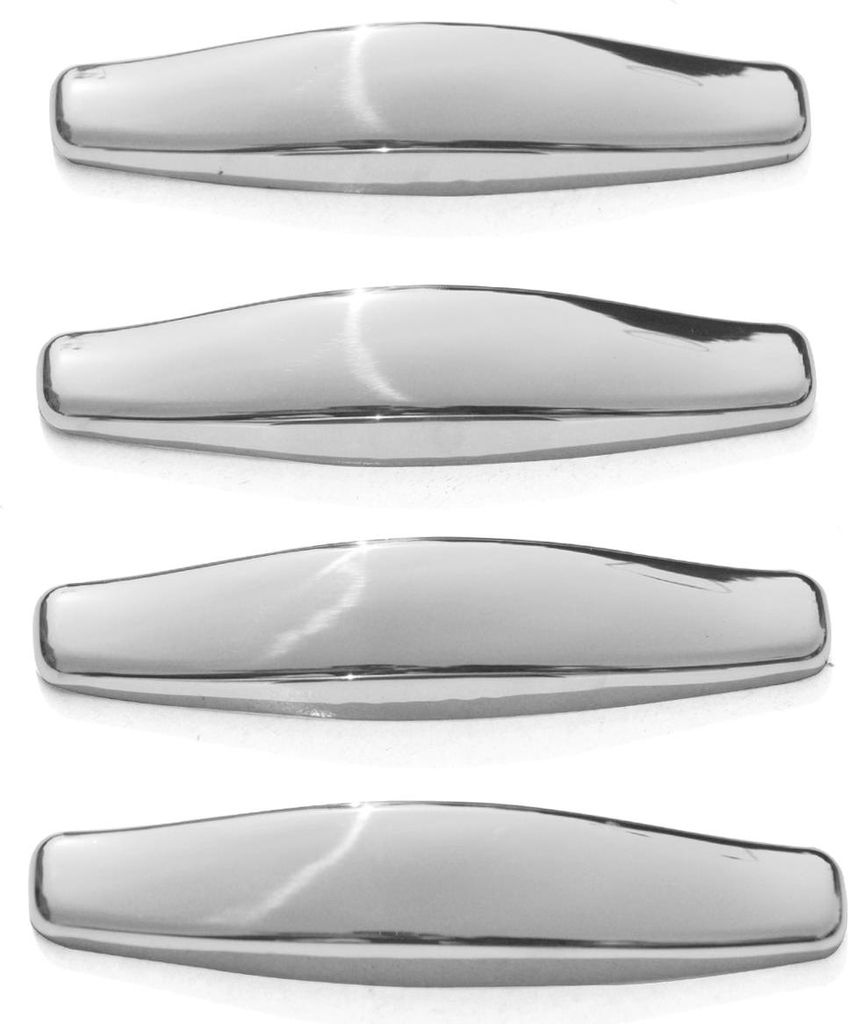 Türgriff Blende Türgriffkappen für Dacia Duster 2010-2018 Edelstahl Silber 4tlg