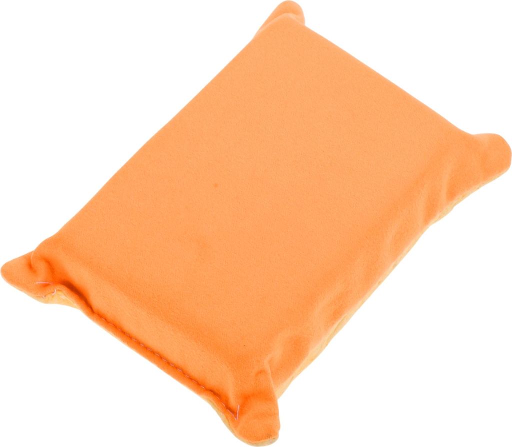 1 Stk Autowaschlappen Mikrofaser Autoreinigung Trockenwischmittel Autowaschwerkzeug 12x8x4cm Orange