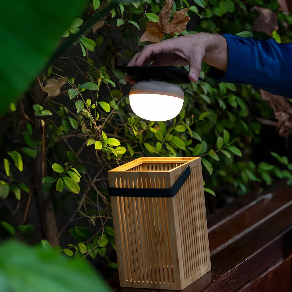 Lampe Solaire Okinawa Brune Rechargeable USB à Intensité Variable - 11