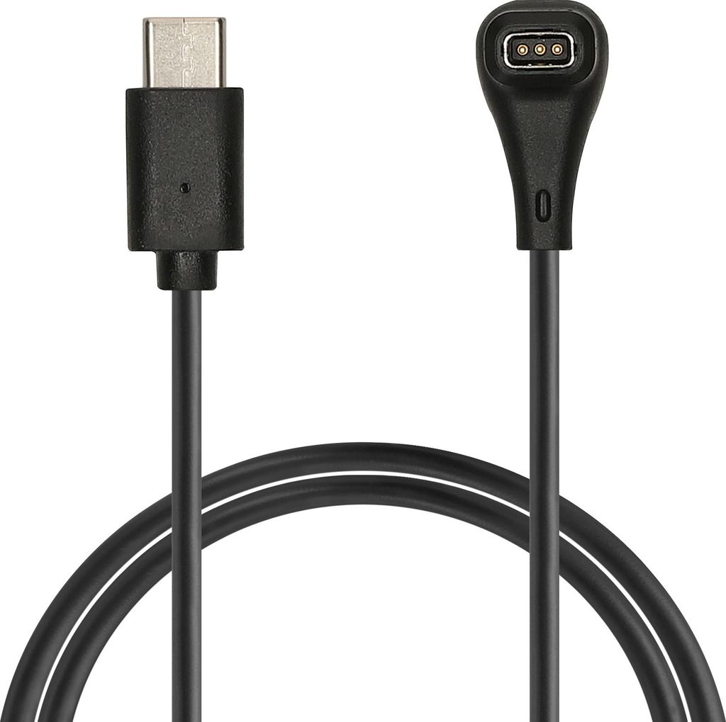 kwmobile USB C Ladekabel kompatibel mit COROS PACE Pro - Kabel Charger - Smart Watch Typ C Ersatzkabel - Fitnesstracker Aufladekabel