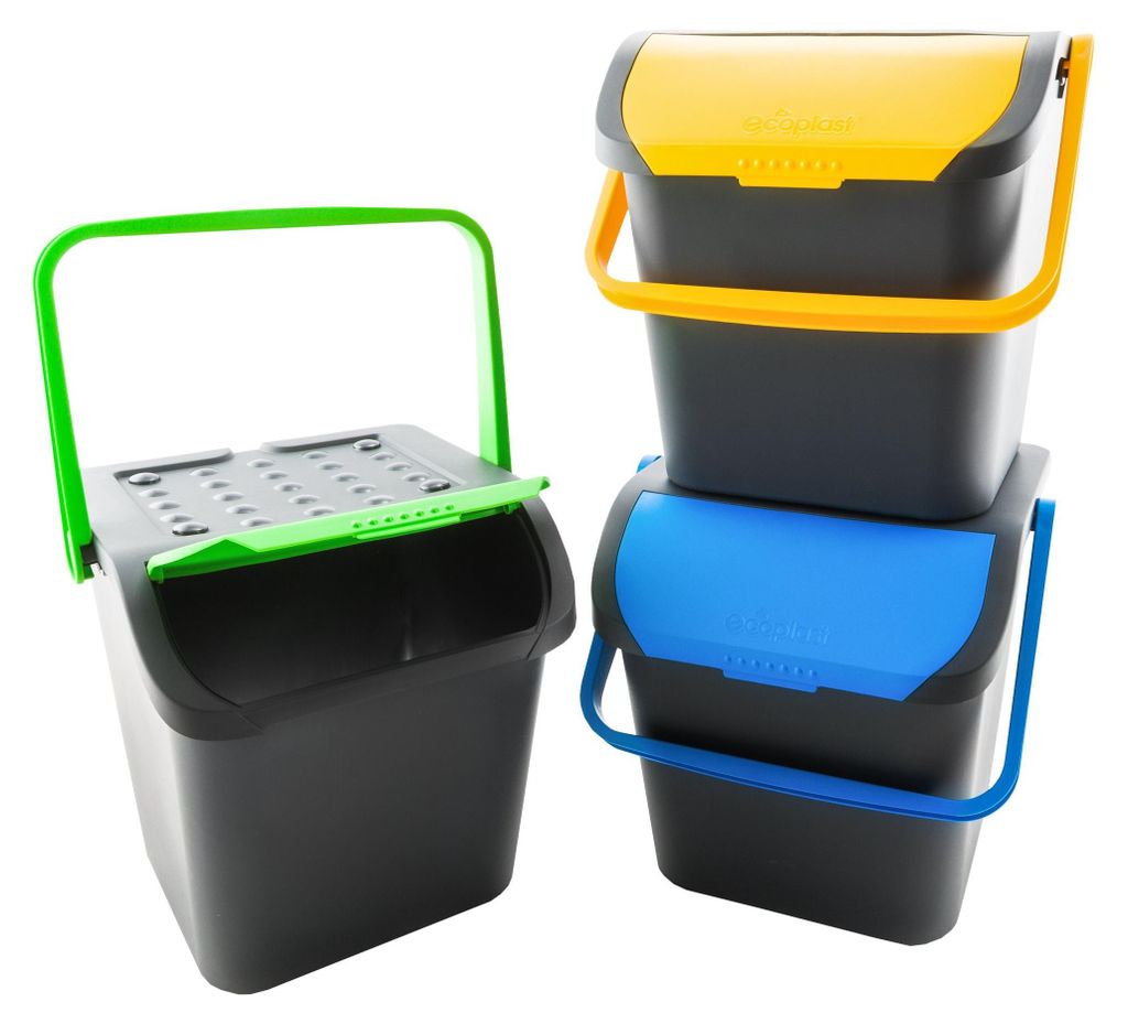 PATTUMIERA ECOLOGIC 35 lt -38x36,5x45h cm Immagine del prodotto 