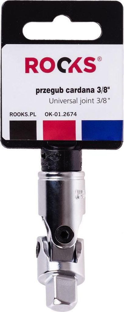 ROOKS Gelenkstück Steckschlüssel OK-01.2674 Chrom-Vanadium-Stahl