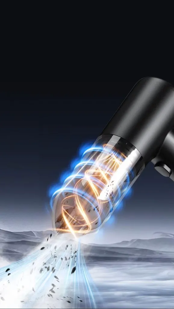 Aspirapolvere Auto Potente Senza Fili: Mini Soffiatore Turbo 2-in-1 - 7
