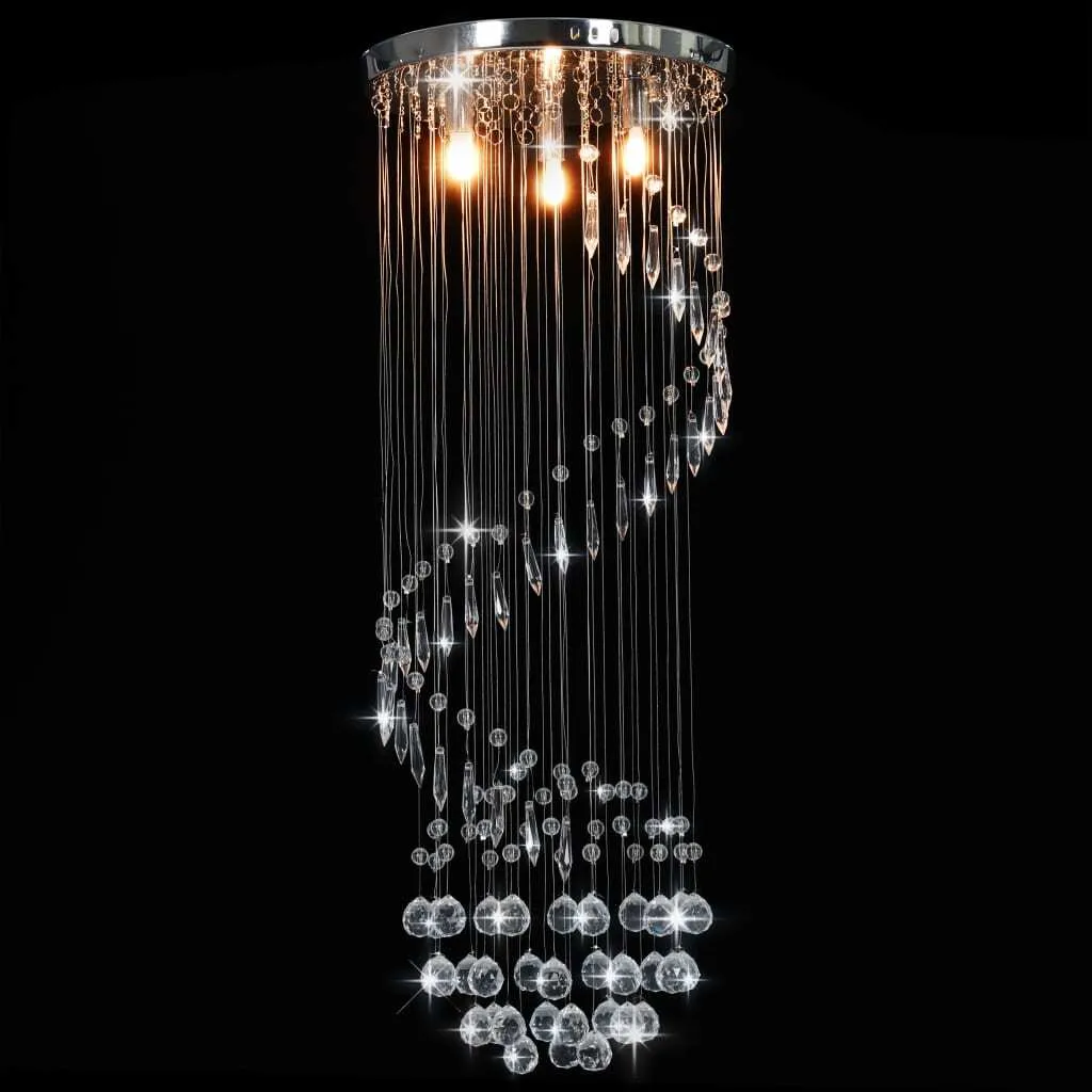Lampadario vidaXL Cristalli Spirale G9 Argento - Recensione e Prezzo