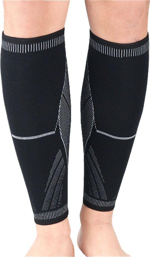 1 Paa Sport Wadenschoner, Elastisch Wadenschutz Sportbandage für Fitness Training, Größe M