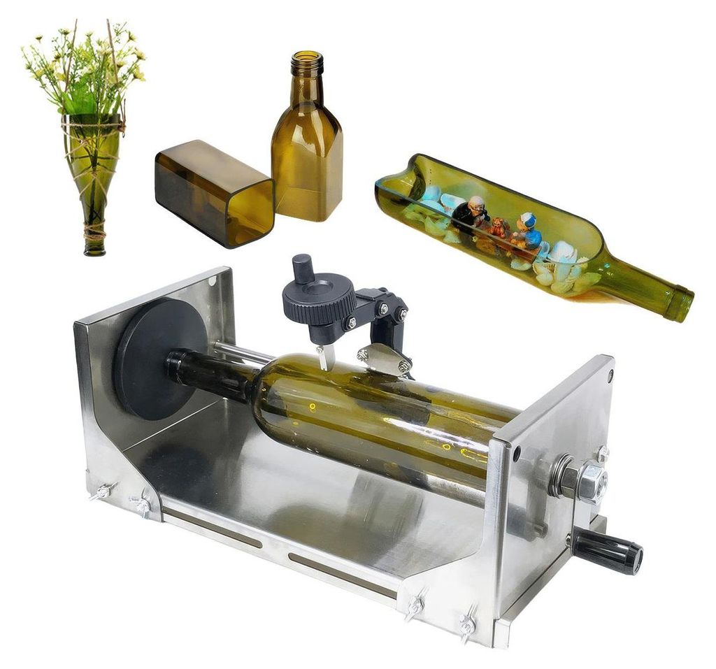 Glasflaschenschneider Set, DIY Flaschen Schneidgerät mit 5 Produktbild 
