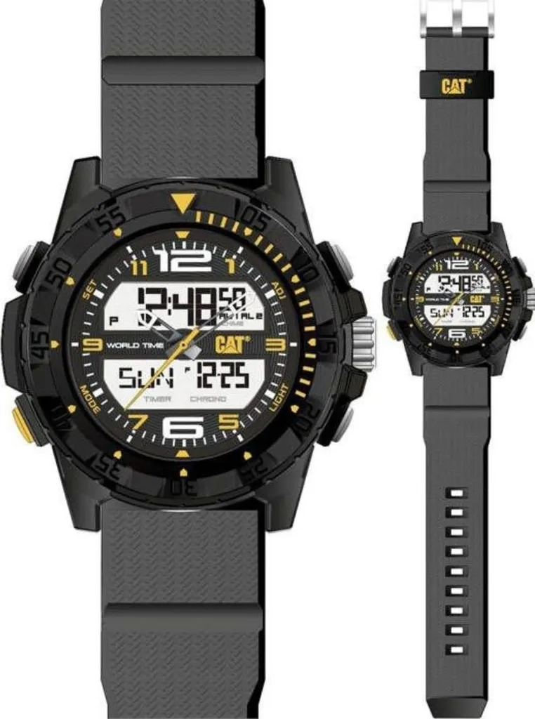 Montre de Travail Homme CAT Basecamp Étanchéité et Résistance aux Chocs Ø47
