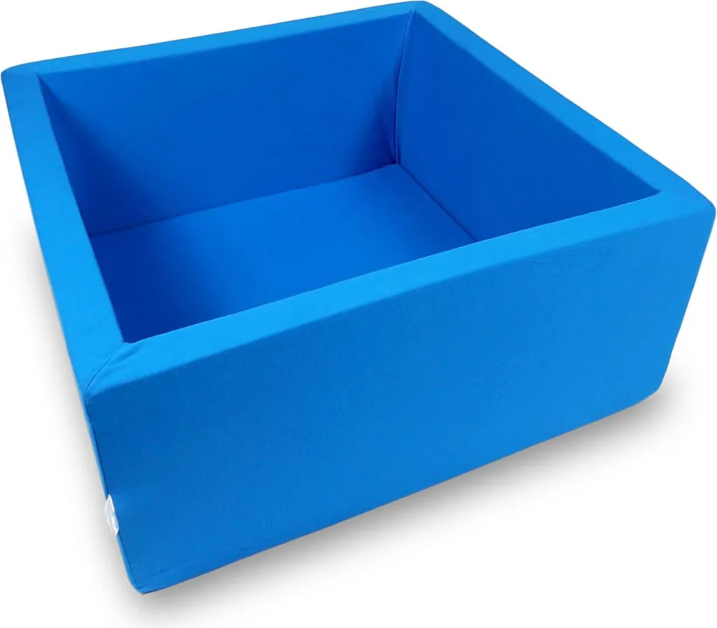Vasca per Palline Blu 90x90cm | Design Moderno e Schiuma Memory Soft