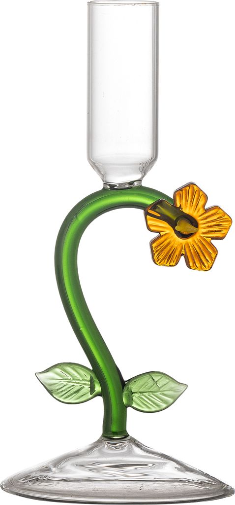 Vesper Kerzenhalter, Orange, Glas Produktbild 1