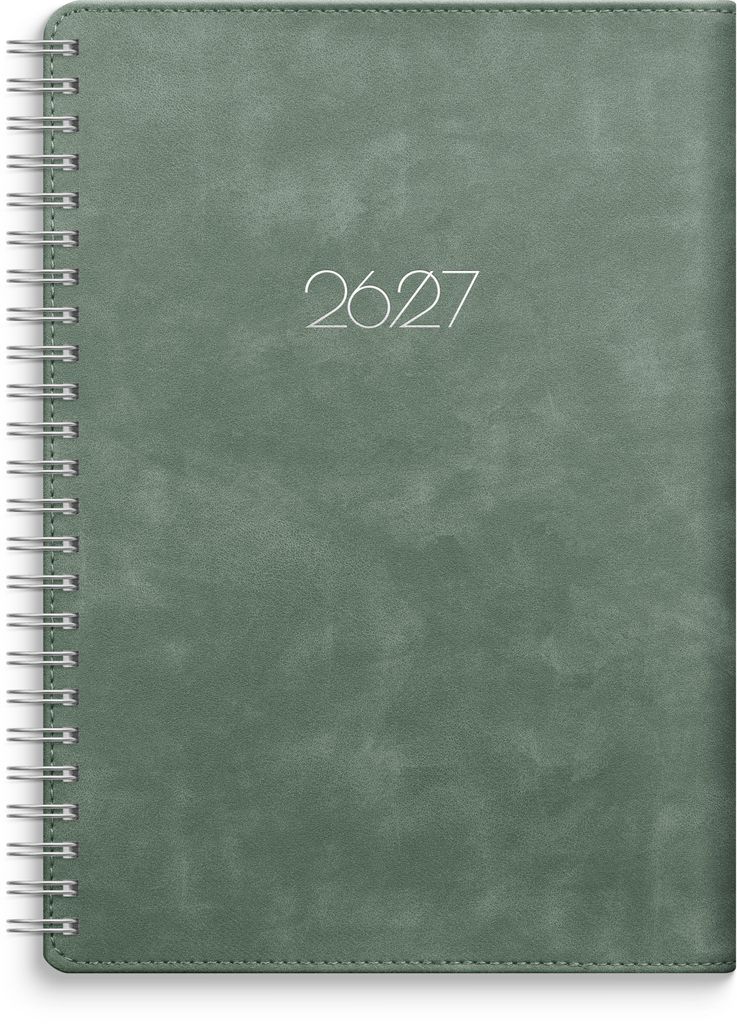 Kalender 26/27 Senator A5 Twist Grün Produktbild 