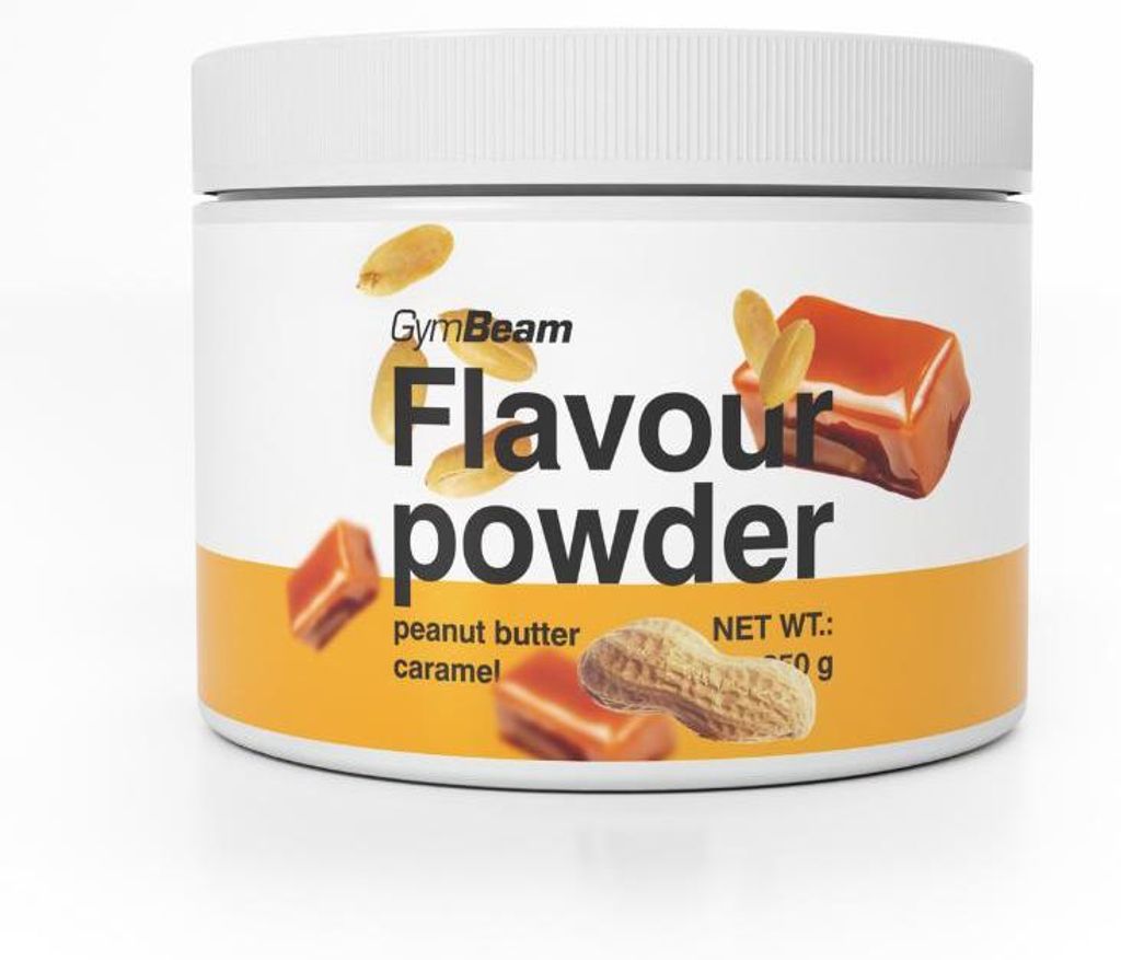 GymBeam - Flavour Powder, 250 g, Erdnussbutter-Karamell