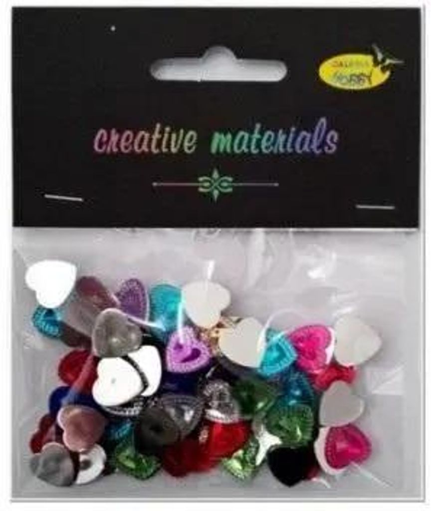 Acrylherzen 10 mm, 12 g – Hobby-Galerie