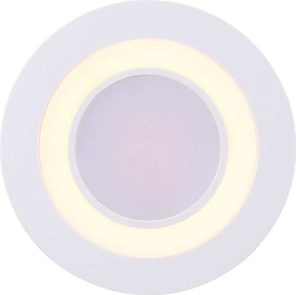 Spot LED encastrable blanc CLYDE pour plafond salon et couloir