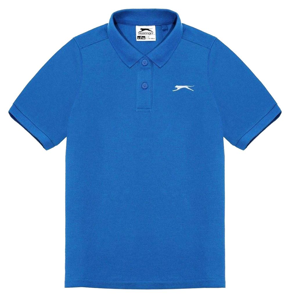Slazenger - Poloshirt für Jungen, Polyester-Baumwollmischgewebe GT20350 (128) (Königsblau)