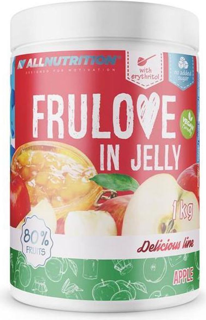 ALLNUTRITION FRULOVE In Jelly Apple 1000g Apfel Marmelade Früchte