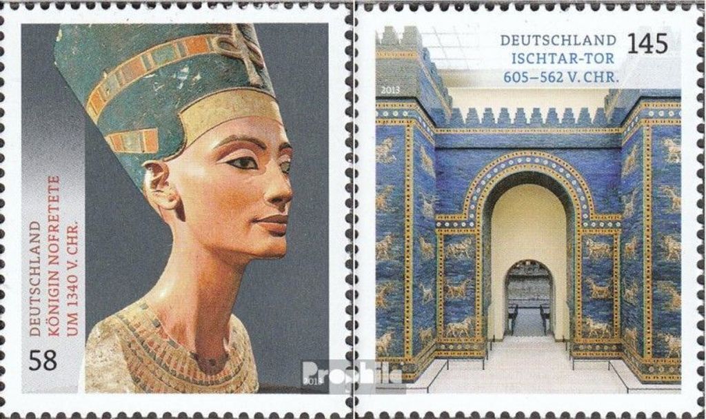 Briefmarken BRD (BR.Deutschland) 2013 Mi 2975-2976 (kompl.Ausg.) gestempelt Schätze aus dt. Museen