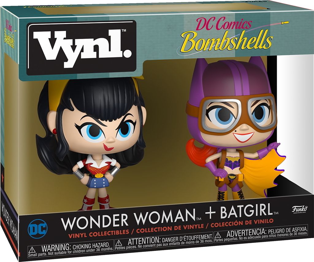 DC Comics Bombshells - Wonder Woman + Batgirl - Funko Vynl Figuren