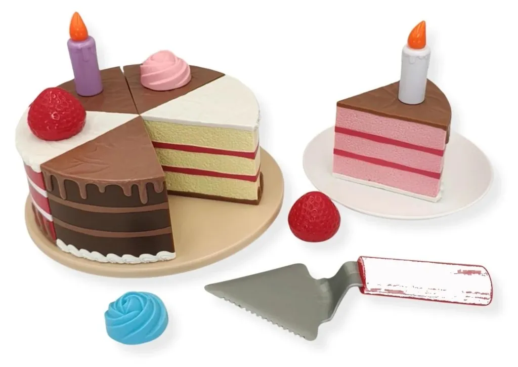Gâteau Magnétique Popular Playthings avec Plateau et Accessoires 3 ans