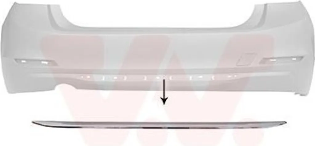 Baguette pare-chocs arrière BMW F30 F80 - Finition Qualité Origine