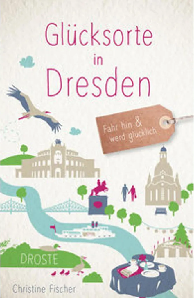 Livre de voyage Glücksorte in Dresden pour explorer la ville de Dresde