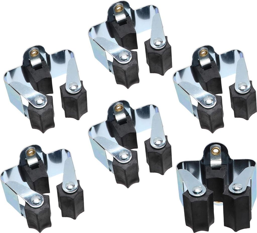 6x Werkzeug Besen Wand Gerätehalter Wandhalter Besenhalter Produktbild 