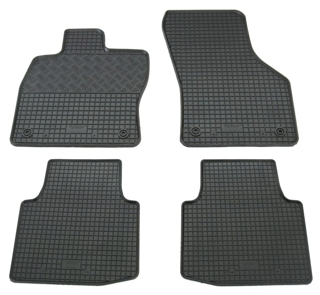 Gummifußmatten Set 4-teilig für Skoda Superb 3 (6/2015-), schwarz