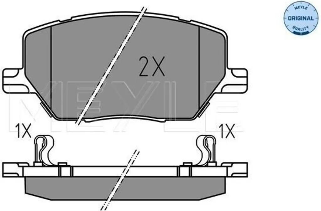 Plaquettes de frein avant pour Fiat 500X (334) montage facile MEYLE