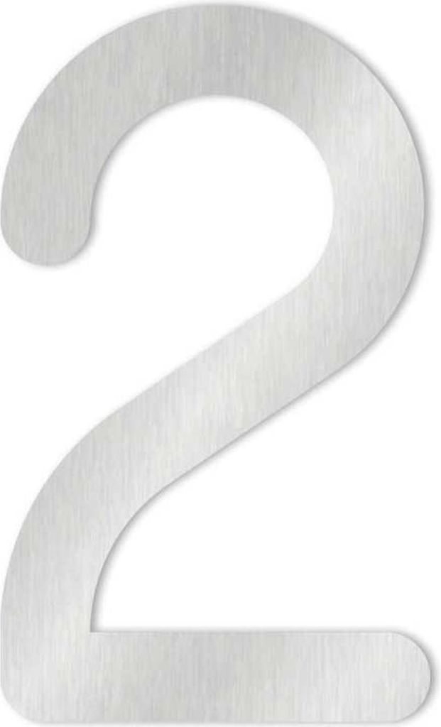 Heibi 1x MAX Hausnummer/Buchstabe zur Wahl Edelstahl 10/16 cm 0 1 2 3 4 5 6 7 8 9 a b c d /