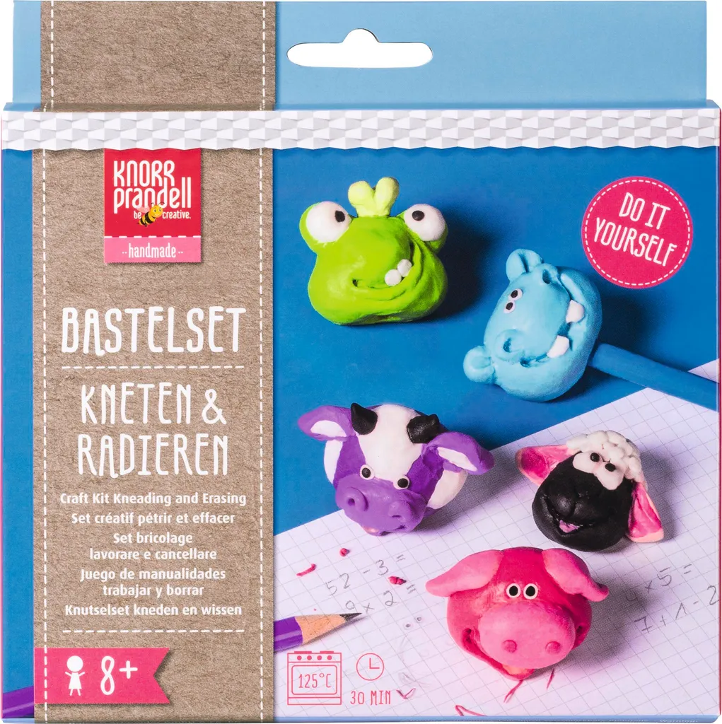 Activité manuelle enfant : kit DIY pour créer des gommes animaux