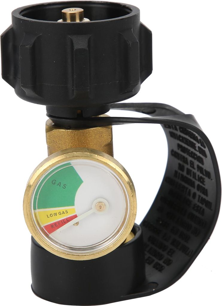 Typ1 Messing Outdoor Propan Tank Adapter Gasflasche Manometer mit
