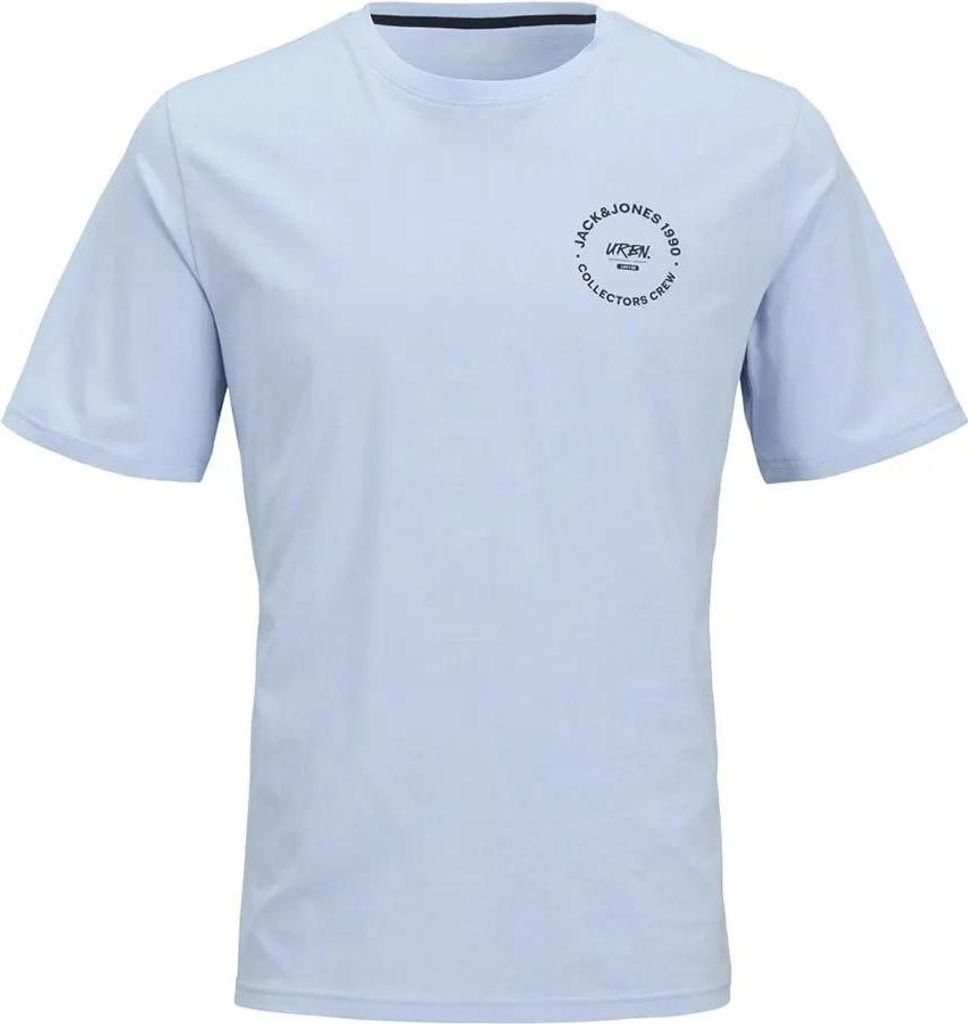 Jack & Jones Simon Kurzarm-t-shirt Blau S Herren Blau S
