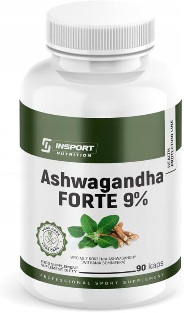 Ashwagandha Forte 600 mg 90 Kapseln 9% Withanolide Stress Produktbild 