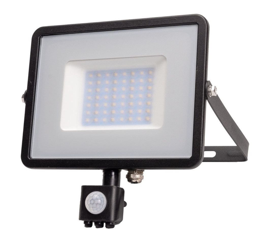 LED Solution Černý LED reflektor 30W s pohybovým čidlem Obrázek produktu 
