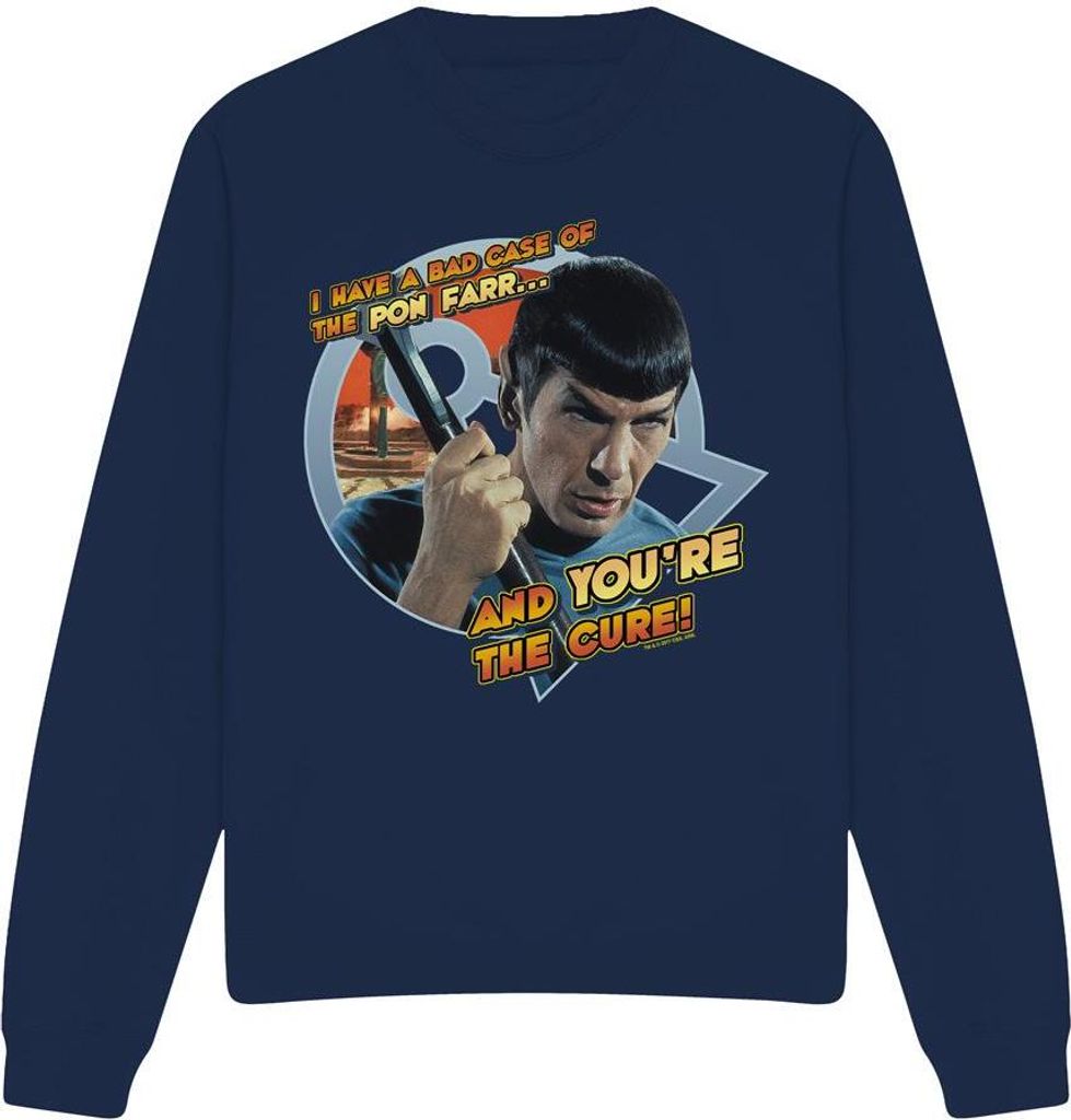 Star Trek - "Pon Farr" Sweatshirt für Herren/Damen Uni TV12137 (M) (Marineblau)