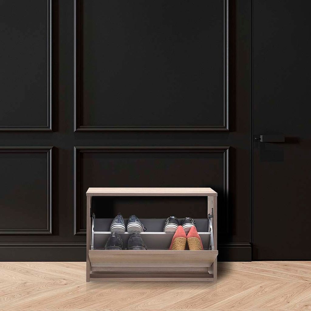 Skye Decor, Shc-110-Tt-1, Meuble à chaussures, noyer clair, Image du produit 