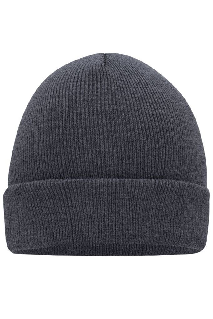 Myrtle Beach MB7500 | Knitted Cap / Doppelt gestrickt - Farbe: Grey-Melange - Größe: One Size