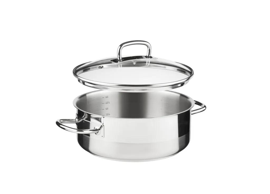 Pentola NR Professional 22cm - Acciaio Inox 3L Design Funzionale