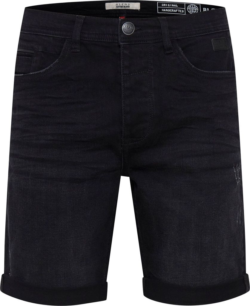 BLEND BHMartels Herren Jeans Shorts kurze Denim Hose mit Destroyed-Optik Stretch 5-Pocket-Form Baumwollmischung Regular fit
