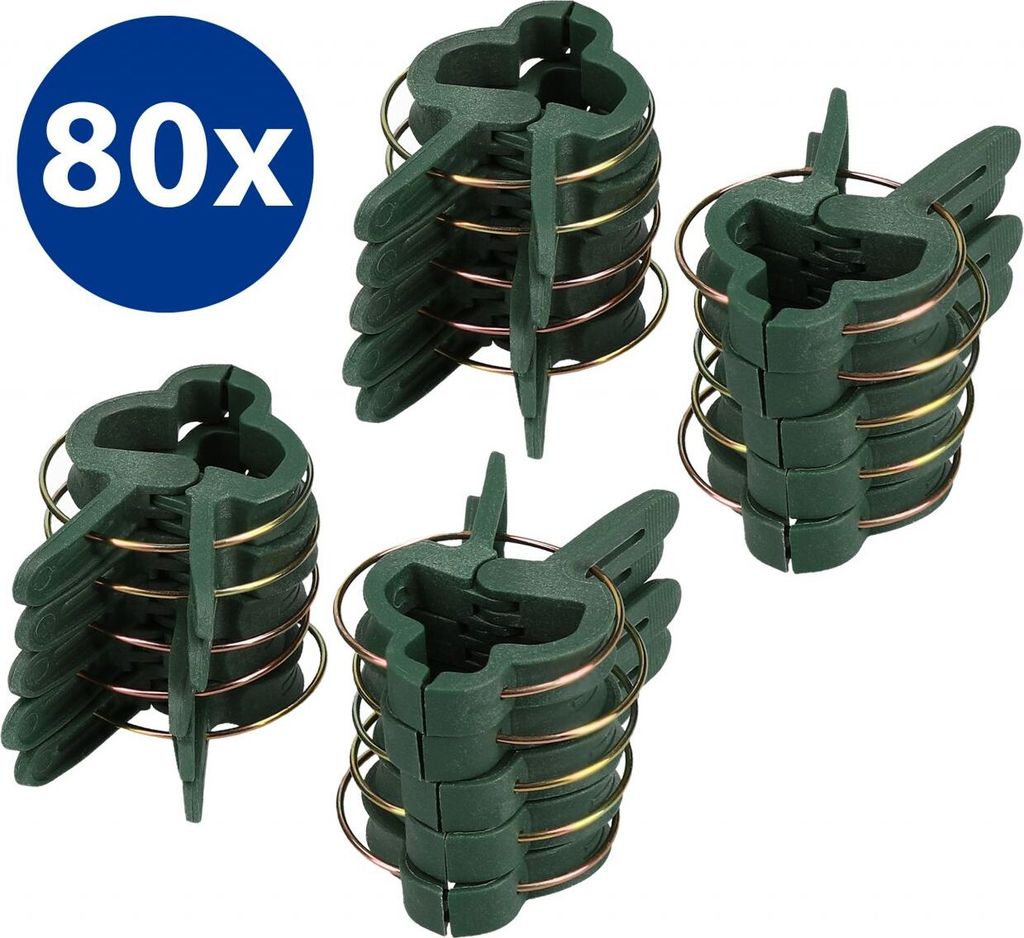80x Pflanzenclips Pflanzenklammern Pflanzenhalter Pflanzenbinder in Klein