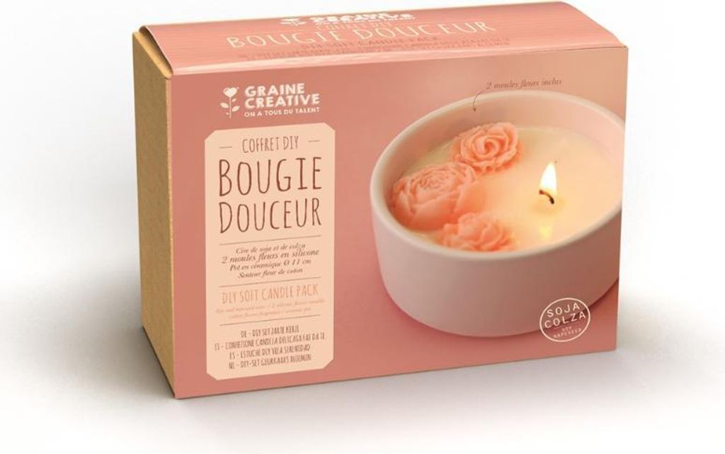 Graine Creative Kerzen selber machen DIY Set - Harmonie Rosen - Bastelspielzeug