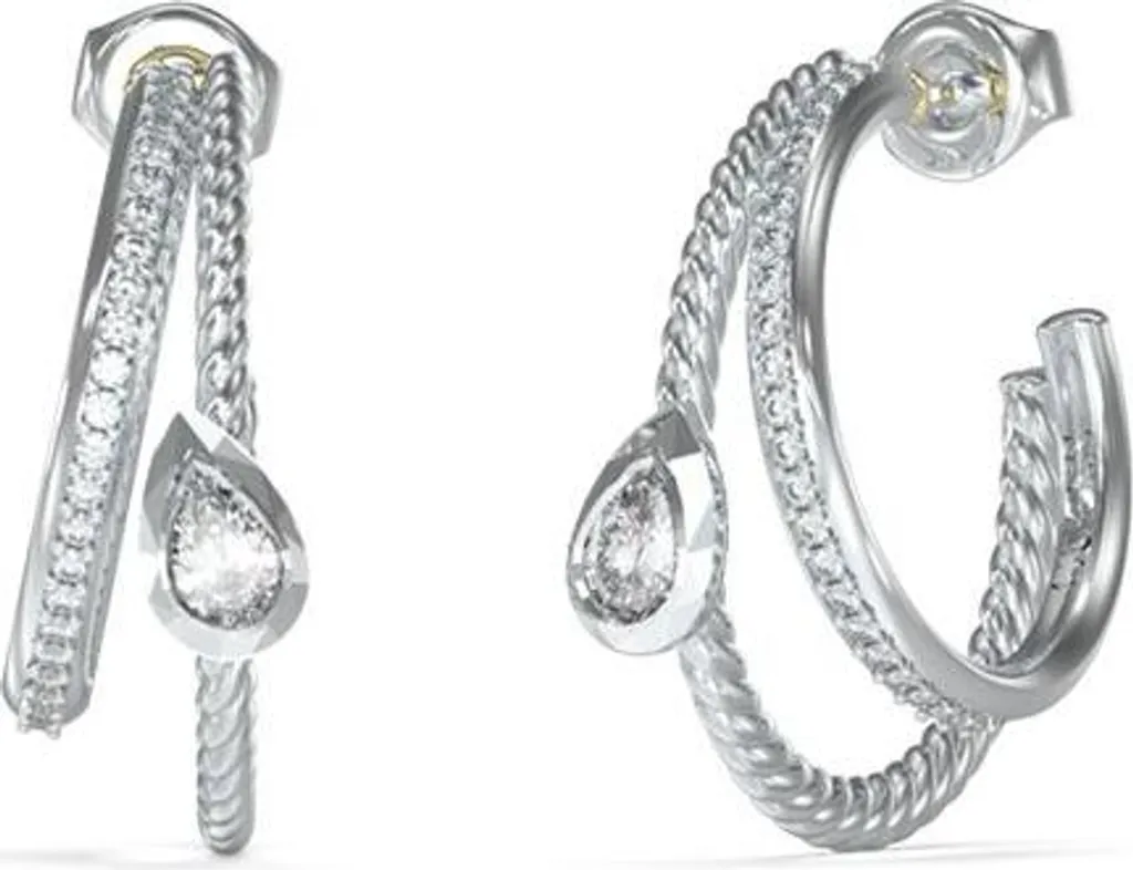 Guess BRINCOS JUBE02244JWYGT-U Brand Earrings, One Size, Non-Precious Metals, No Gemstone